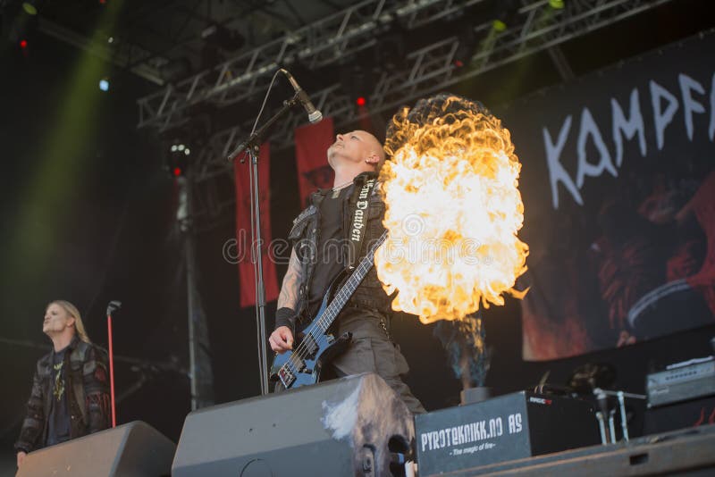 Tony skała, Kampfar (dzień 3) obrazy royalty free