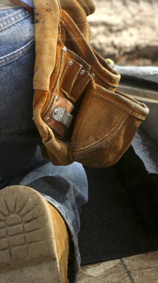 Tool Belt stock photo. Image of roof, roofs, house, belt 911806