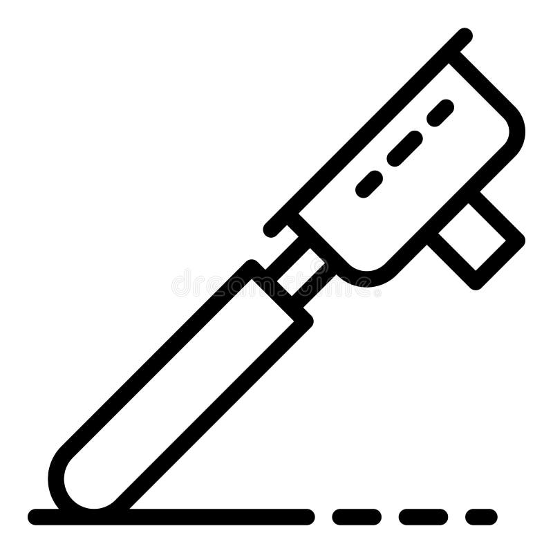 Tool coffee machine icon, outline style vector illustration