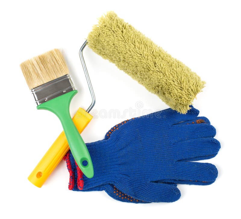 Tool Kit stock photo. Image of instrument, gloves, brush 29719156