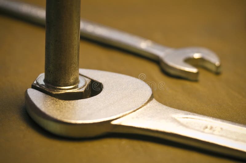 Tool And Nut Picture. Image 5504042