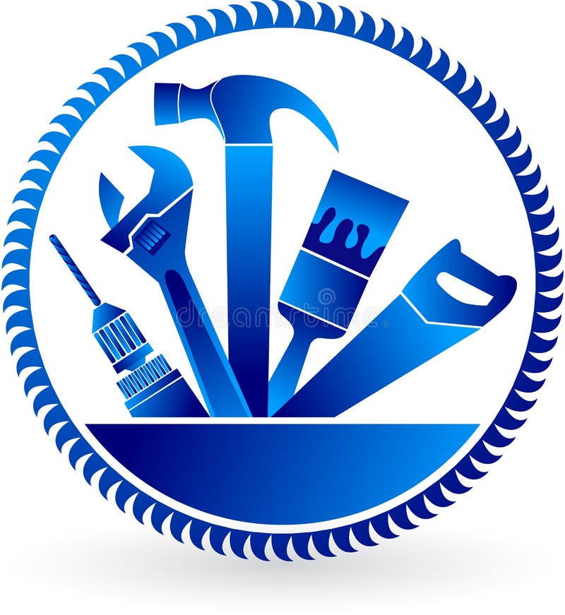 Hand tool logo stock vector. Illustration of graphic 27011684