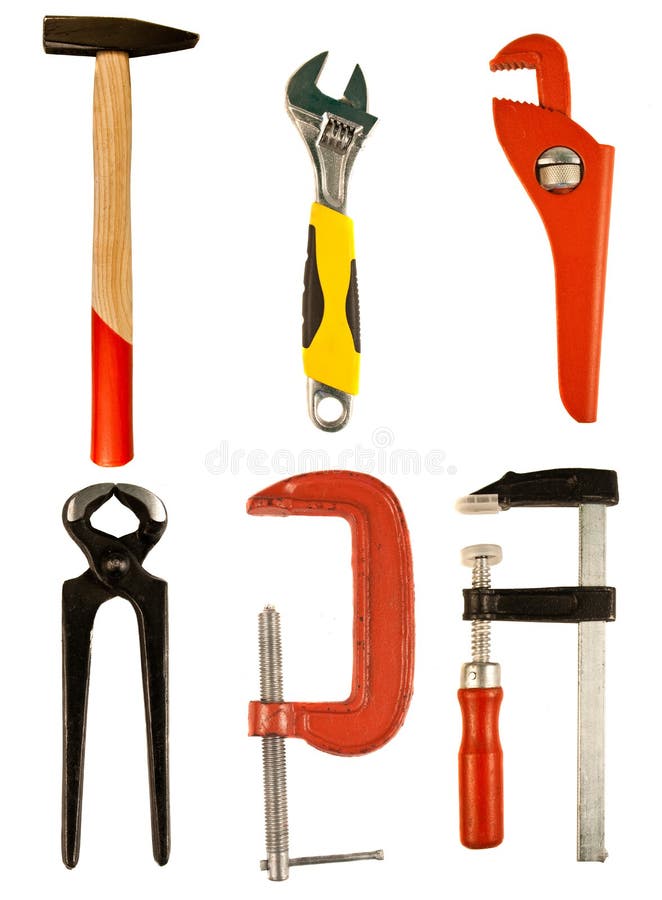 Tools stock photo. Image of collection, yellow, tool - 16018056