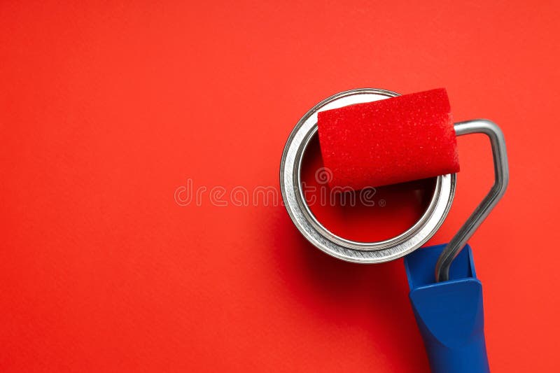 Tools for Art and Repairing Paint, Space for Text Stock Photo Image