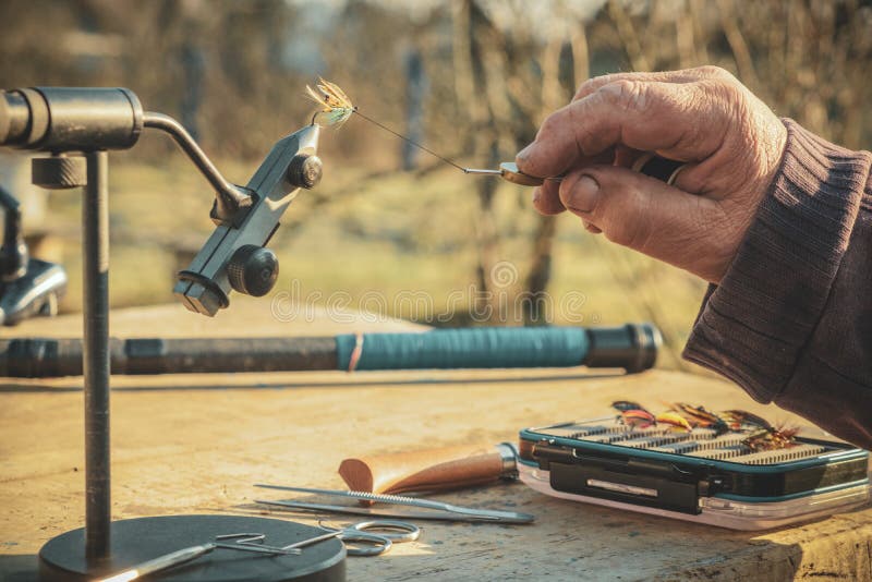Tools for Fly Tying. Fly Fishing Stock Image Image of hobby, hackle