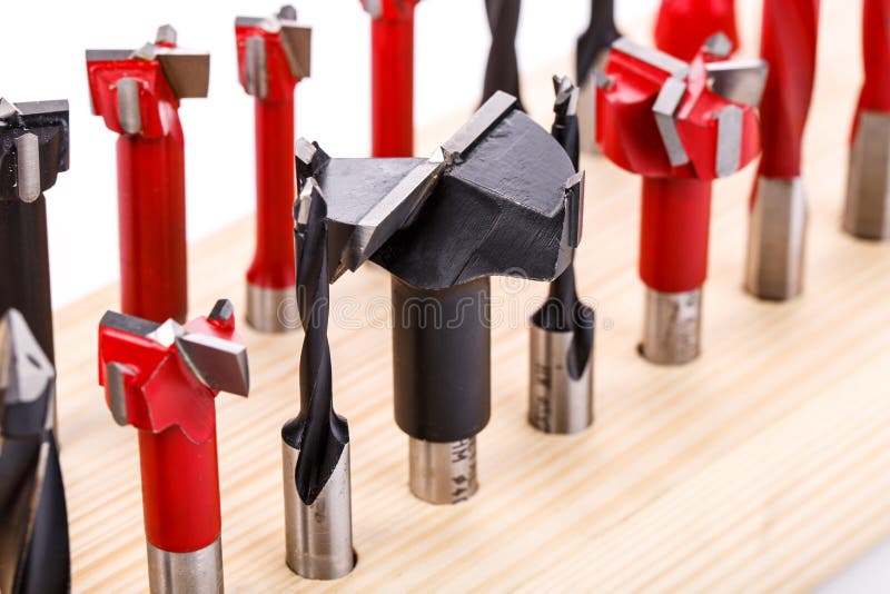 Tools Fotr Woodworking Drill Bits Stock Image Image of metal, sharp