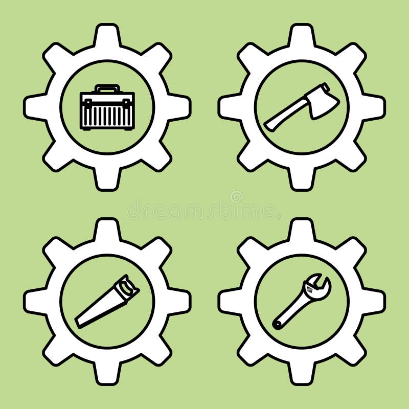 Tools Icon Design, Vector Illustration Stock Vector Illustration of