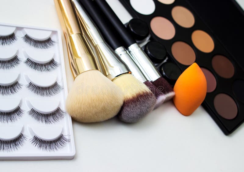 Tools Makeup Artist. All Makeup. Stock Photo Image of makeup