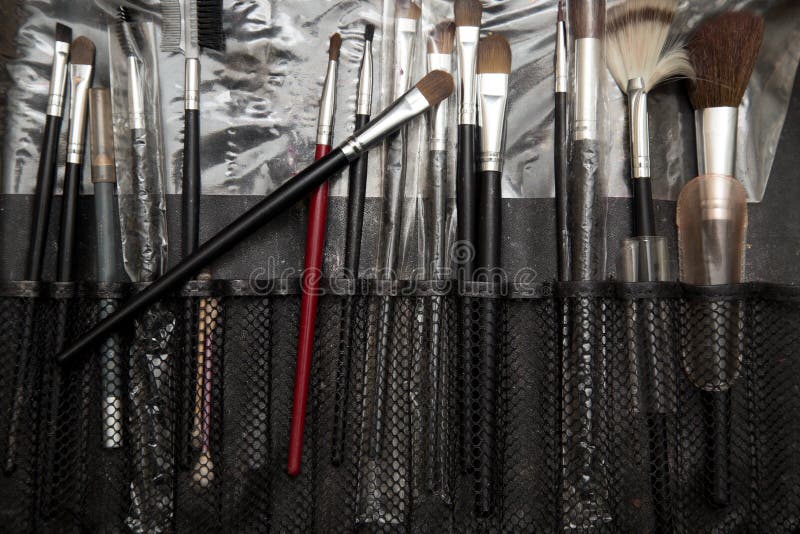 Tools Makeup in a Beauty Salon Stock Photo Image of beauty, powder
