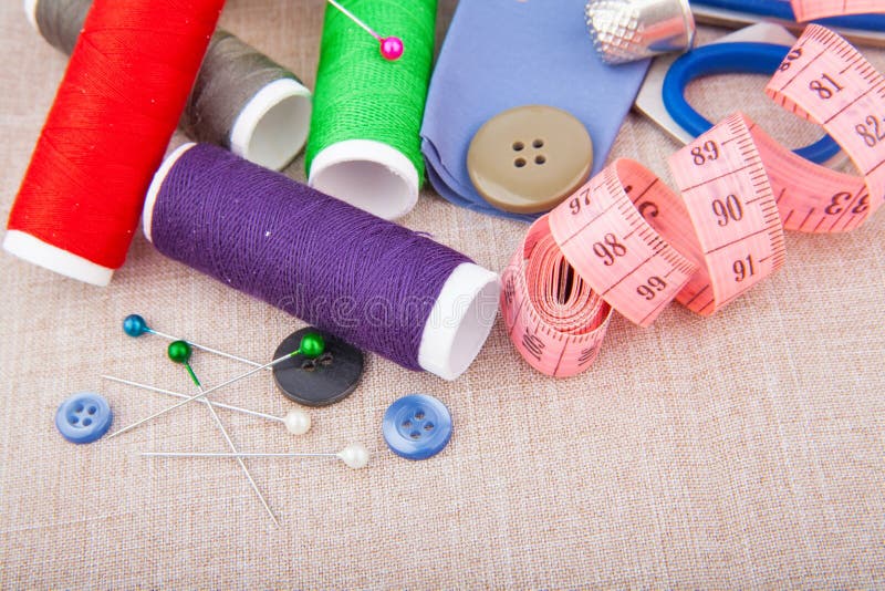 Tools for needlework stock photo. Image of fabric, accessory 39763388