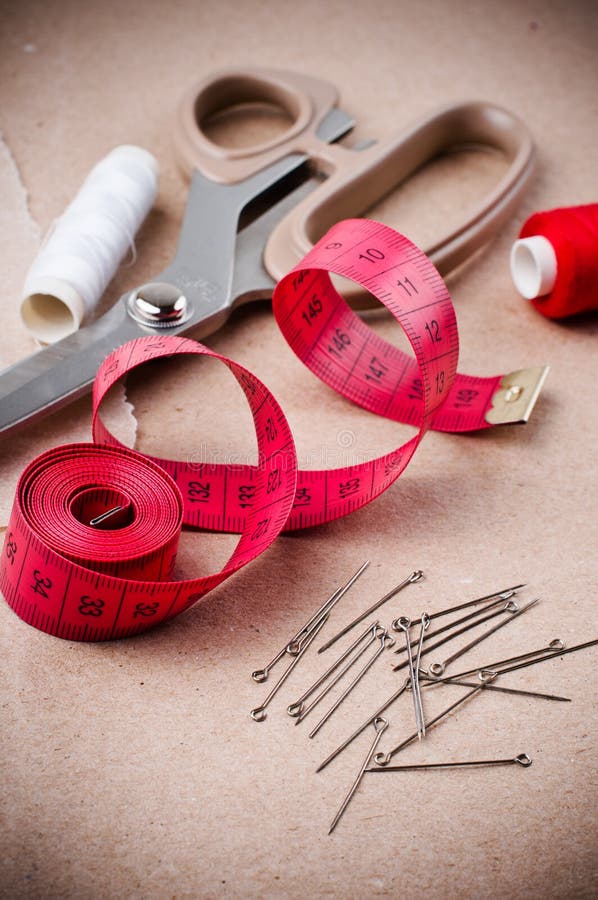 Tools for Sewing and Handmade Stock Photo Image of closeup, objects