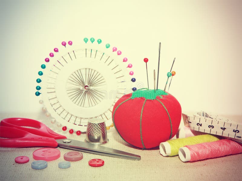 Tools for Sewing and Handmade Stock Photo Image of pattern, measure