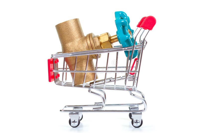 Tools in shopping cart stock photo. Image of commercial 48009000