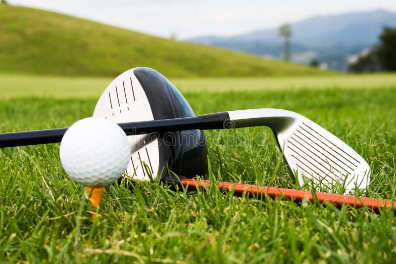 Tools of sport of golf stock photography Tools of sport of golf stock photography