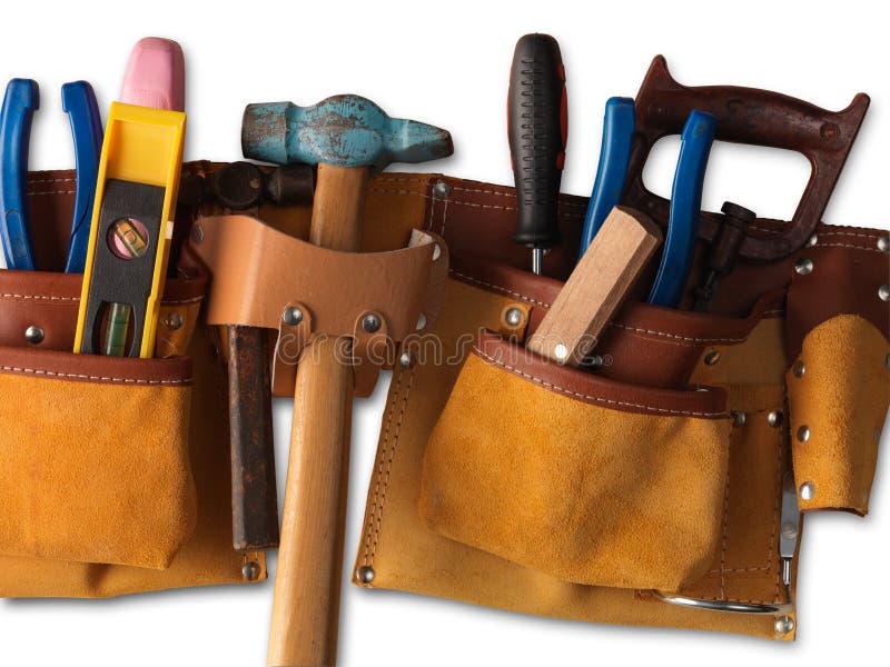 Tools in work-belt stock photo. Image of details, tools - 15547320