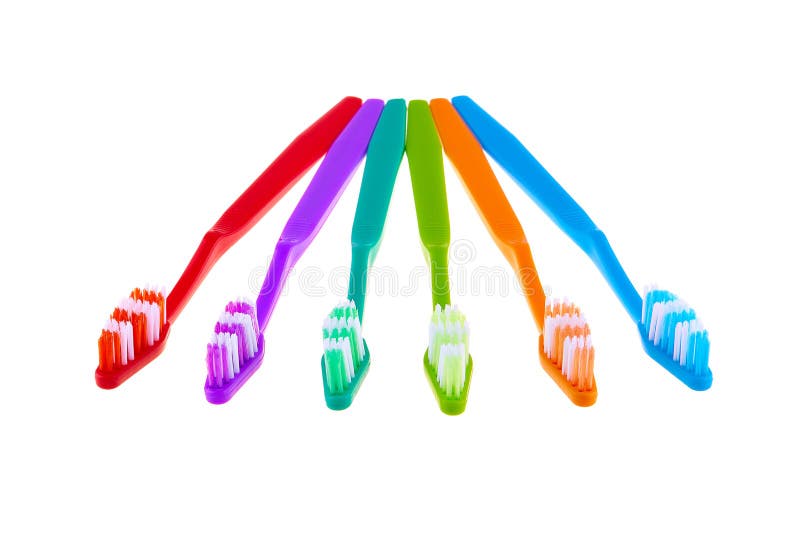 Tooth Brush Set Isolated on White Background Stock Image Image of clean, dental 69234309