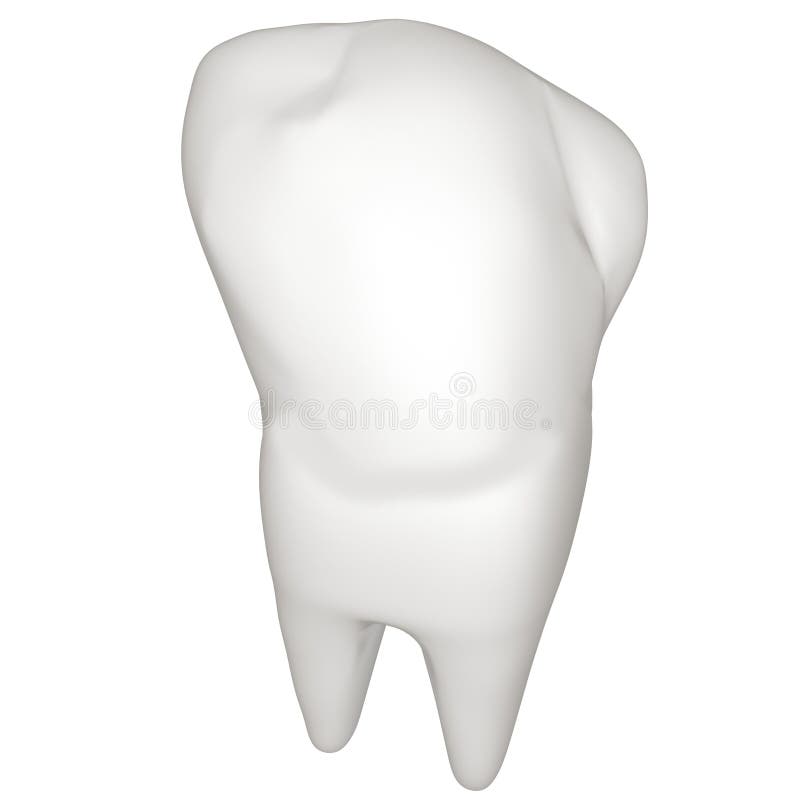 Tooth. 3d illustration stock illustration