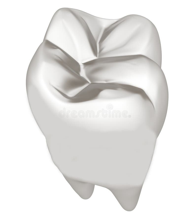 Tooth. 3d illustration stock illustration