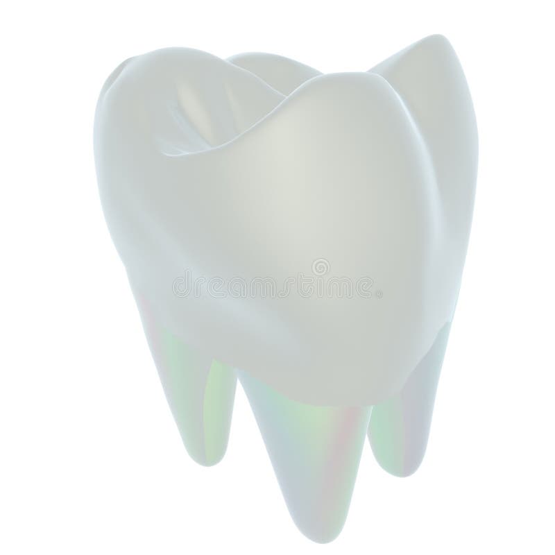 Tooth. 3d illustration stock illustration