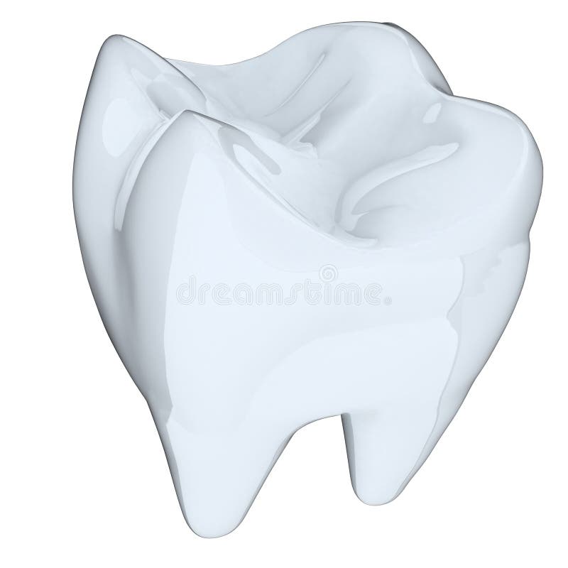 Tooth. 3d illustration vector illustration