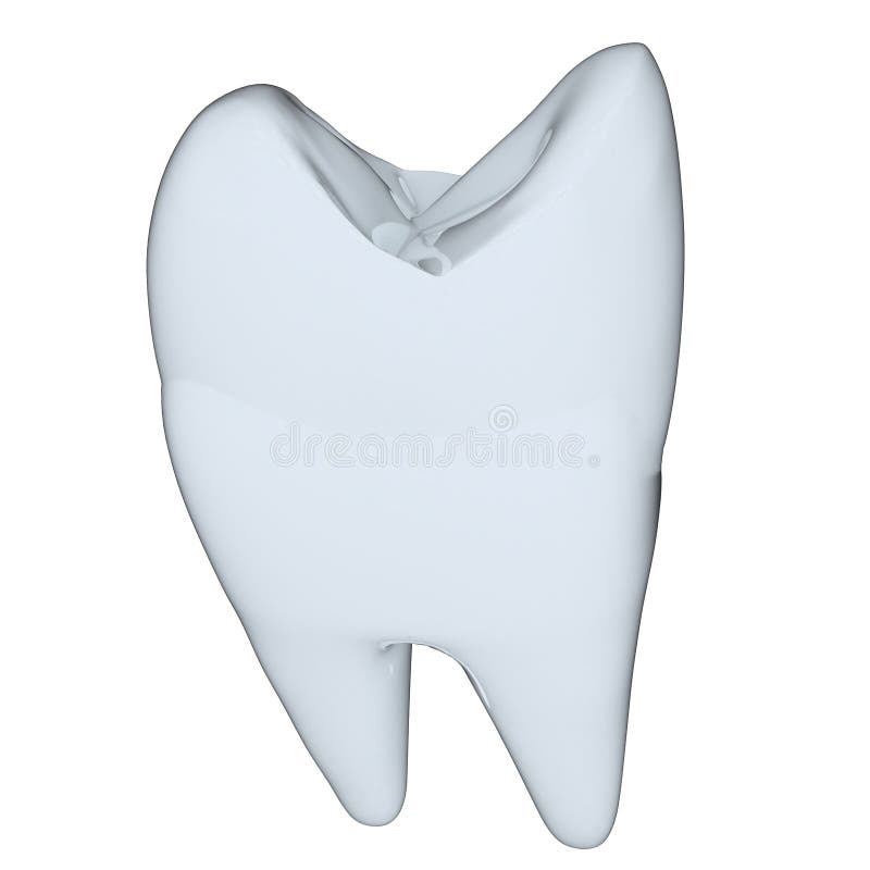 Tooth. 3d illustration vector illustration