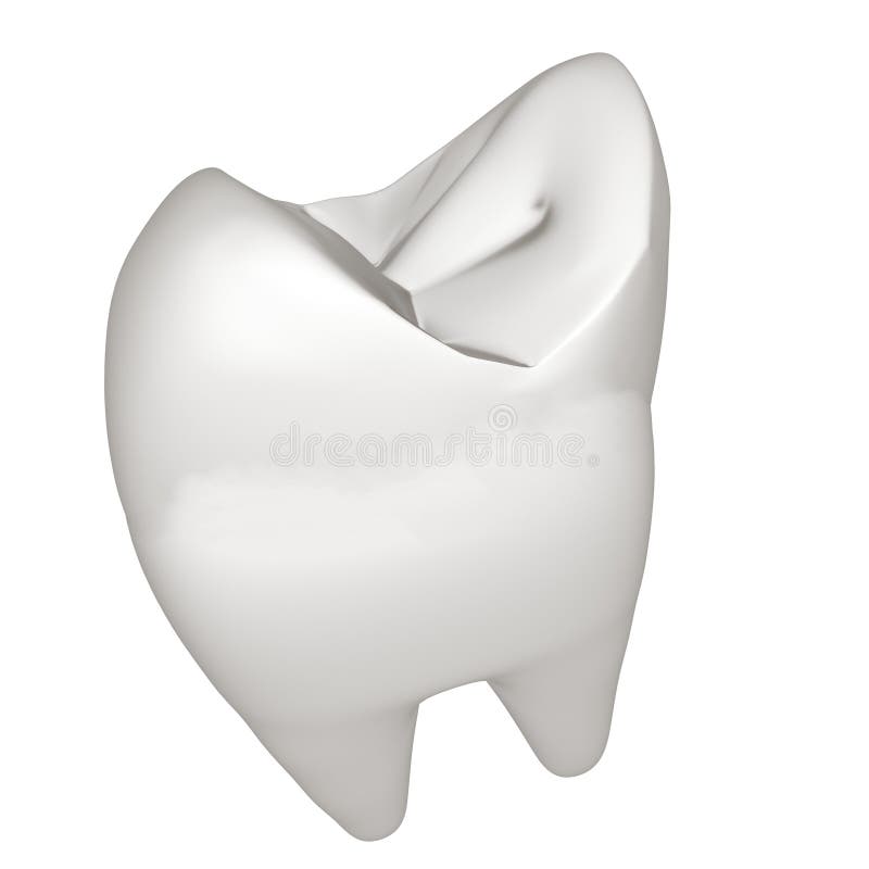 Tooth. 3d illustration vector illustration