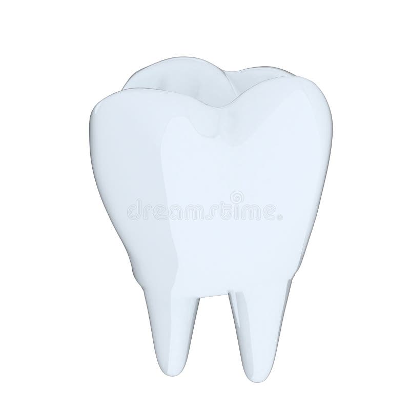 Tooth. 3d illustration vector illustration