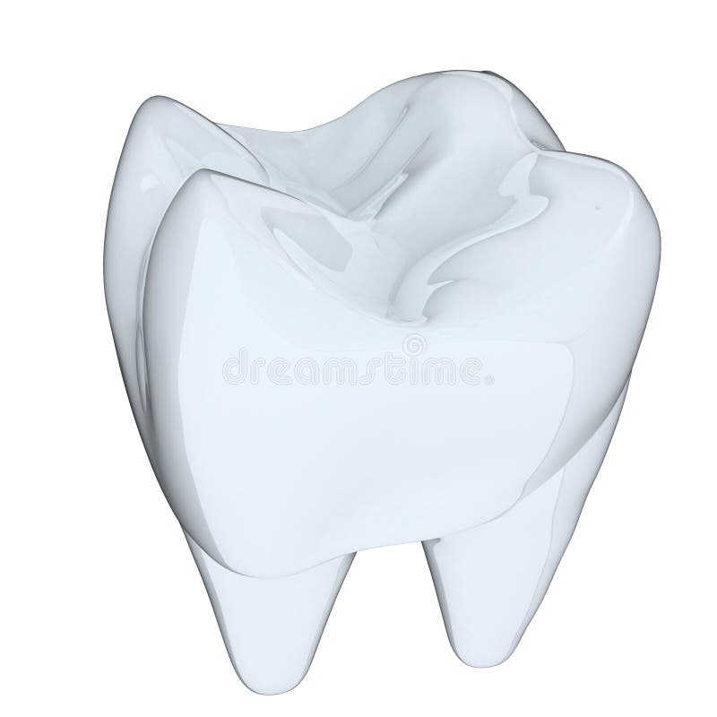 Tooth. 3d illustration vector illustration