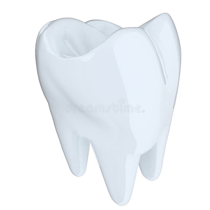 Tooth. 3d illustration stock illustration