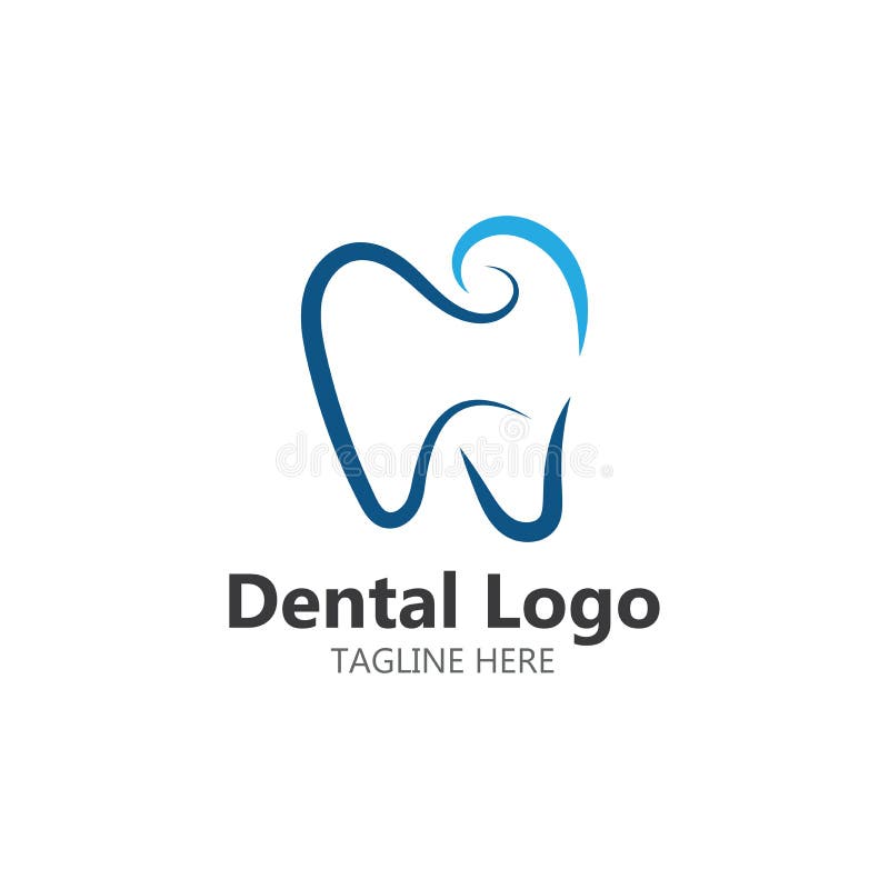 Tooth Dental Care Logo Vector Template. Stock Vector Illustration of medical, logo 241904566