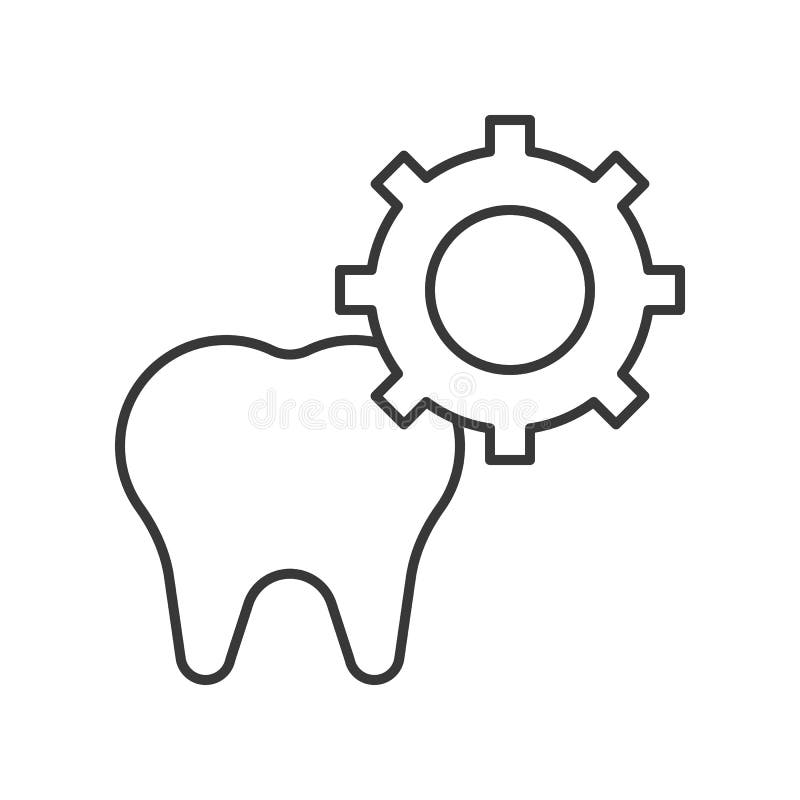 Tooth Gear stock illustration. Illustration of bite, healthy 30140442