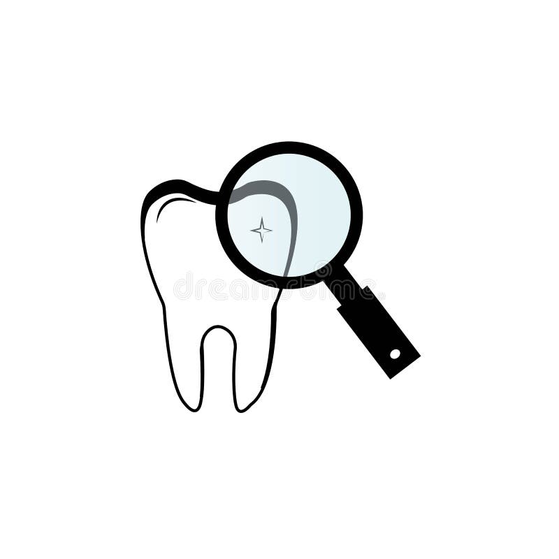Tooth logo icon vector stock illustration. Illustration of concept