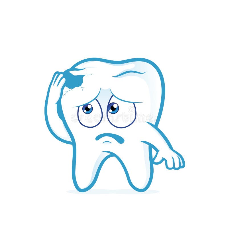 Tooth in pain with cavity stock vector. Illustration of disease - 75555039 Tooth in pain with cavity stock vector. Illustration of disease - 75555039