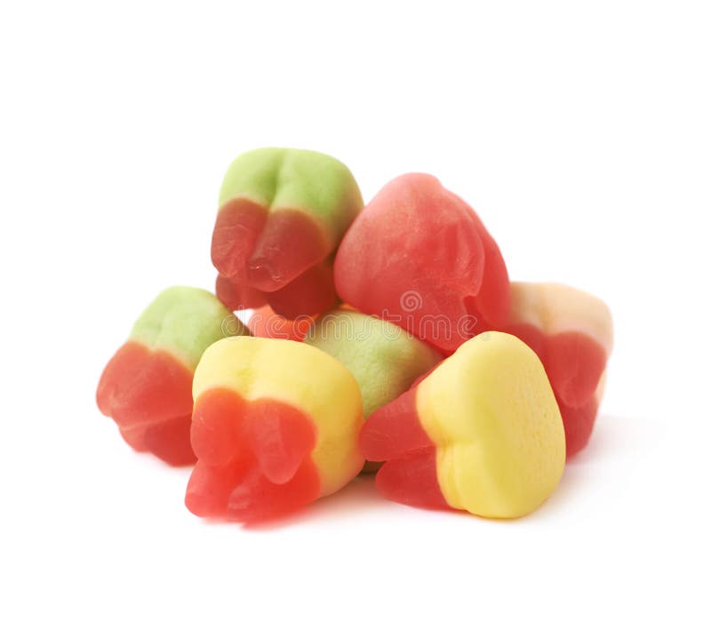 Tooth Shaped Candy Isolated Stock Image Image of isolated, bunch