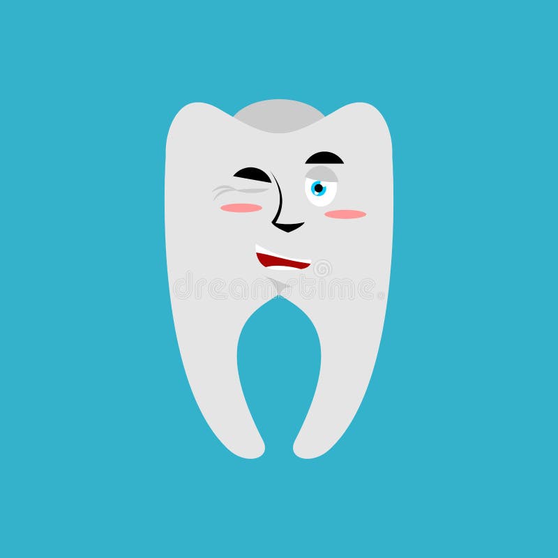 Emoji Teeth Vector Design. Dental Emojis in White, Clean and Brushing