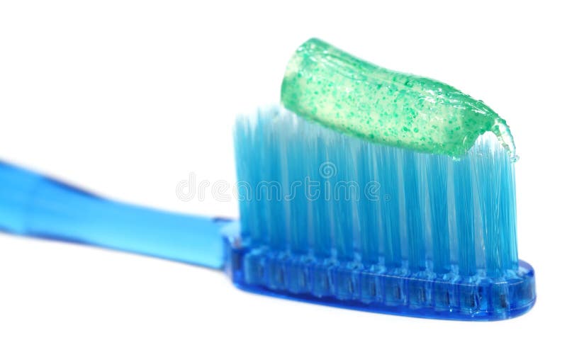 Toothbrush con il dentifricio fotografia stock libera da diritti Toothbrush con il dentifricio fotografia stock libera da diritti