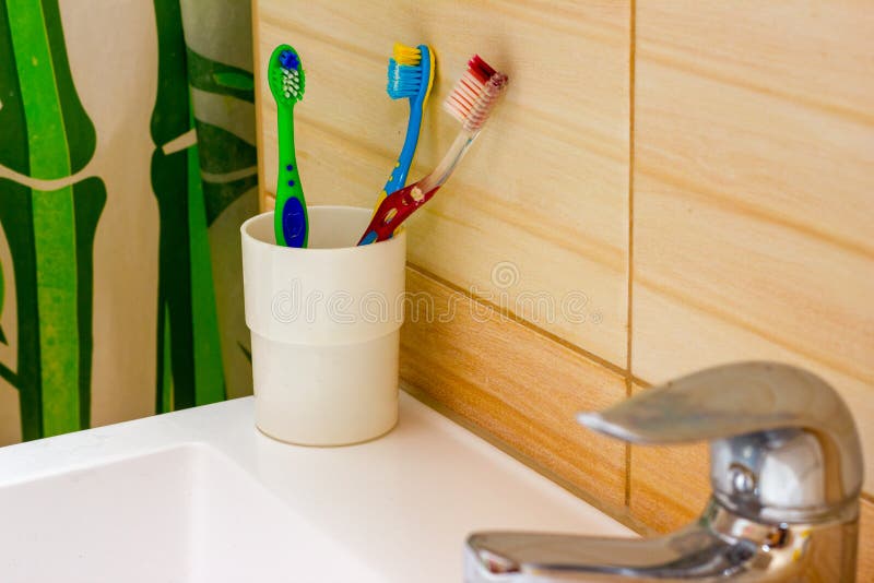 wooden fixture with sink in bathroom