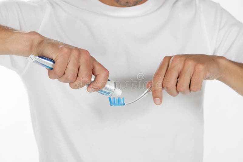 Toothpaste stock photo. Image of gesture, brushing, bomb 34447576