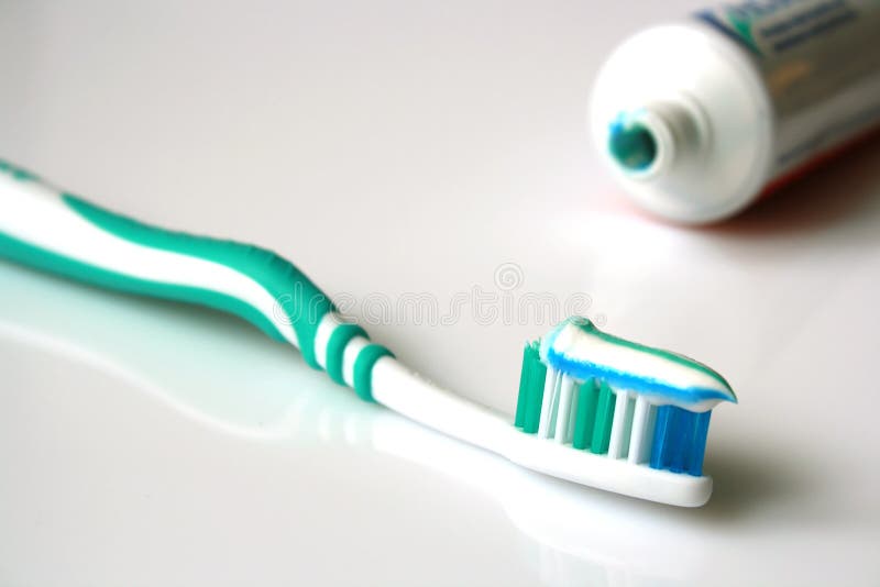 Toothpaste and toothbrush