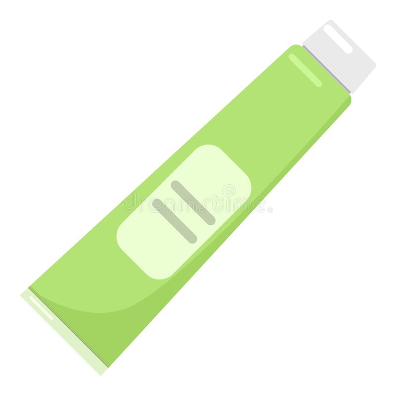 Toothpaste Tube Icon Flat Style Stock Vector Illustration Of Paste Object 109749261