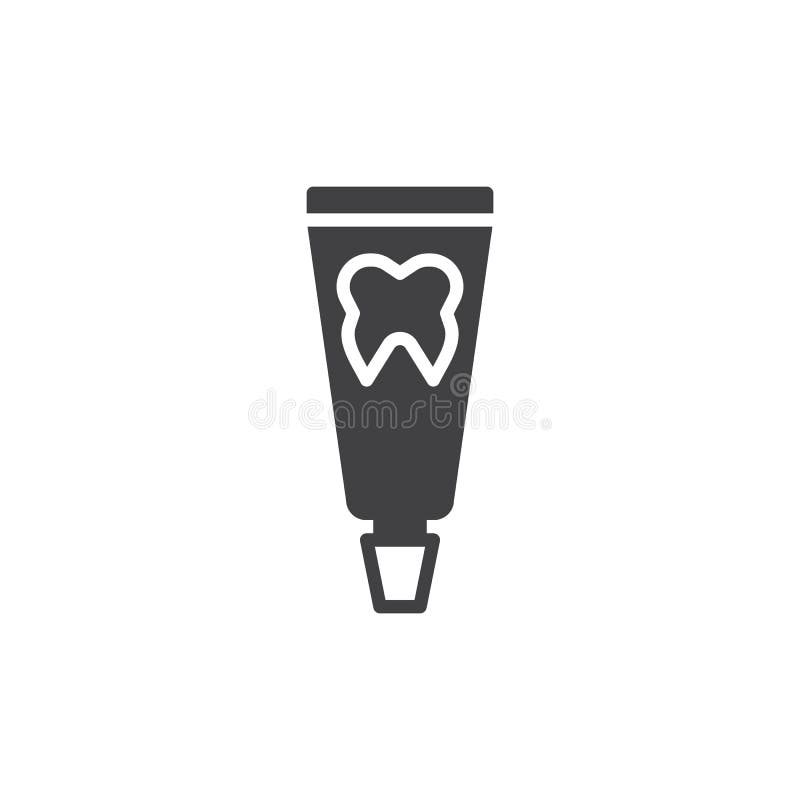 Toothpaste Tube Icon Vector Stock Vector Illustration Of Solid Container 106269777