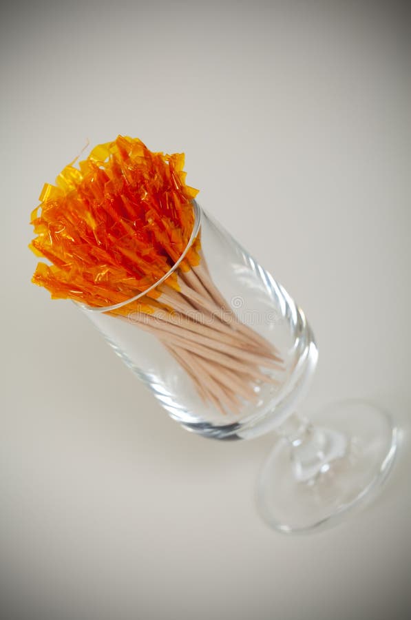 Glass Toothpick Holder stock photo. Image of tableware 1520940