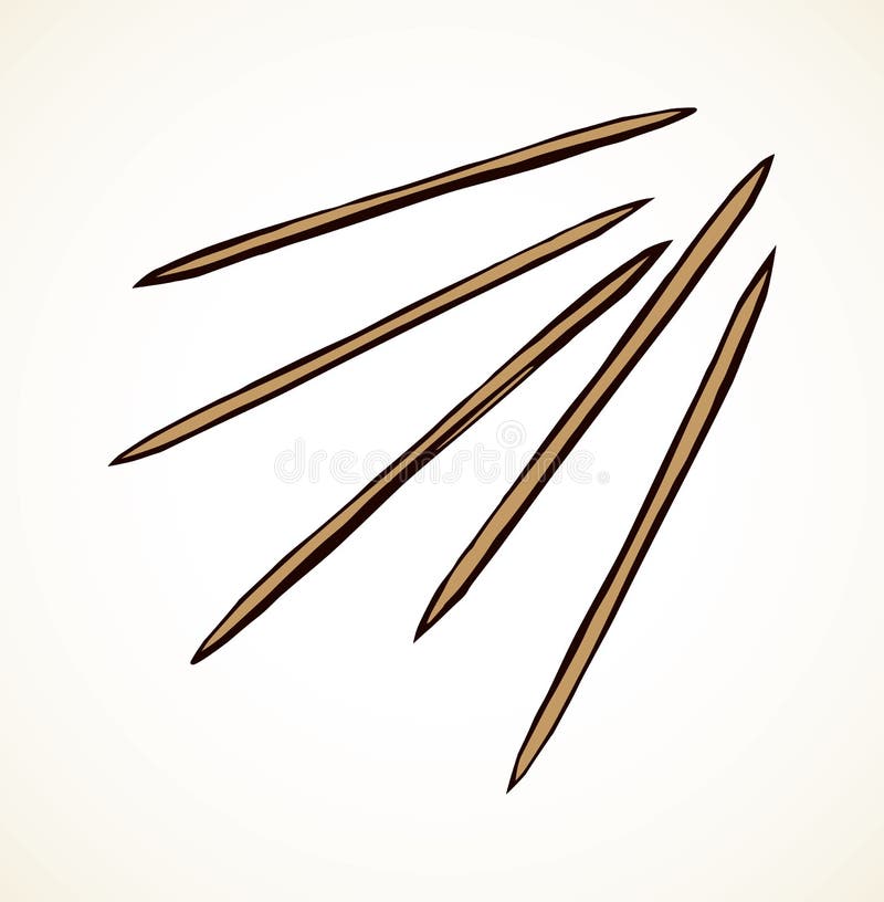 Toothpicks Vector Stock Illustrations 493 Toothpicks Vector Stock