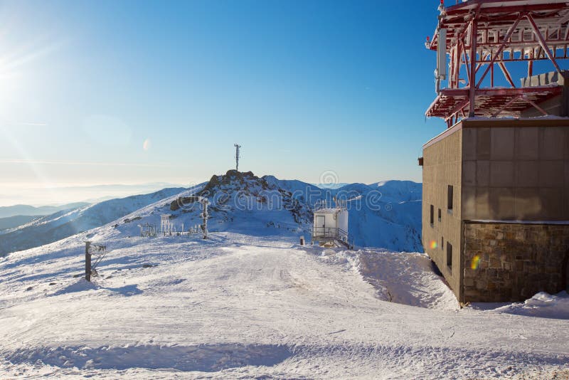 Vrchol hory Chopok, Slovensko