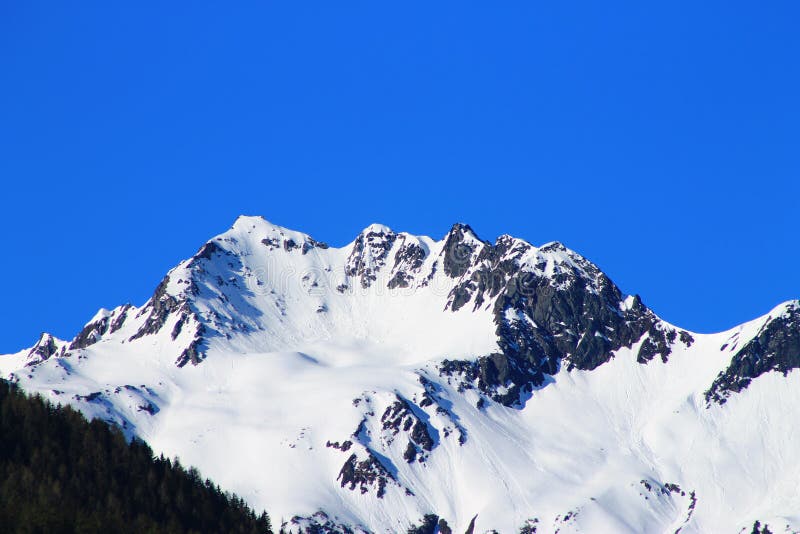 Top in de alpen in Oostenrijk stock foto Top in de alpen in Oostenrijk stock foto