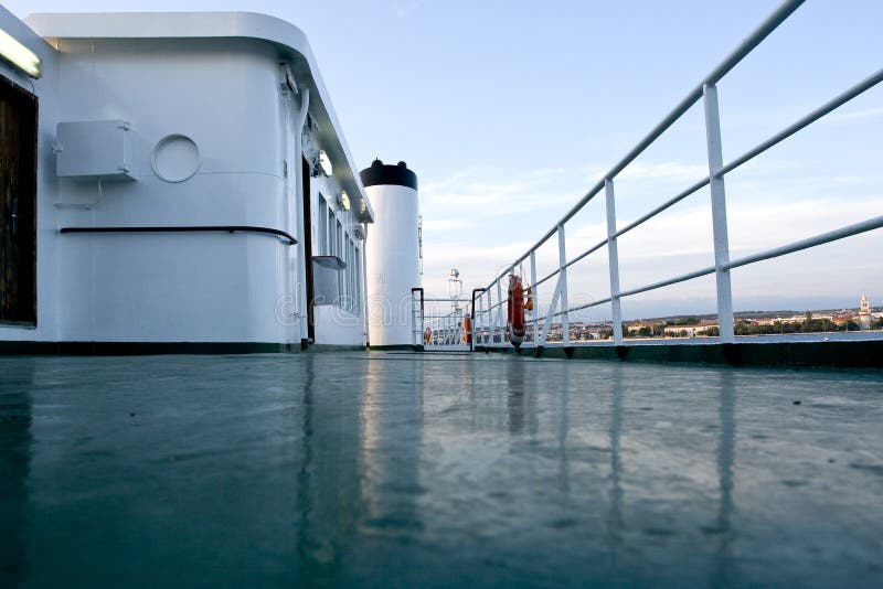 Top deck of ferry
