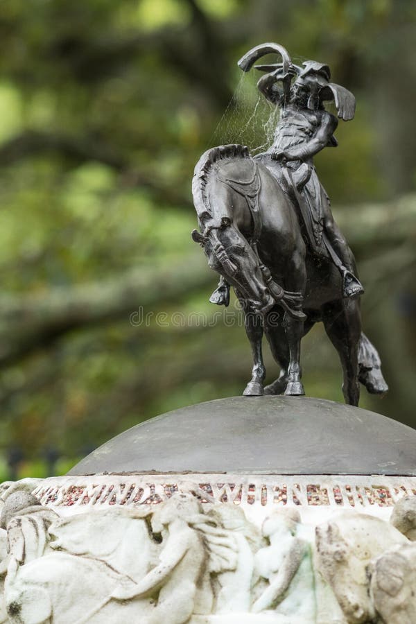 Bronze statue of a valkyrie, a female figure in Norse mythology designed by  sculptor Stephan Sinding 1908 in Churchill park, Copehhagen, Denmark Stock  Photo - Alamy