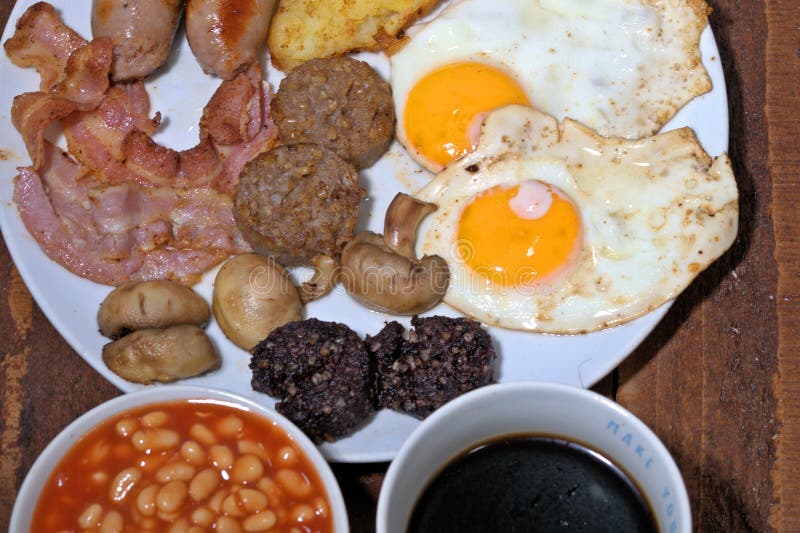 Englih breakfast stock images