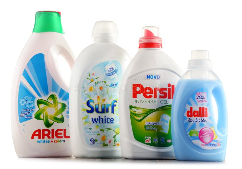 Top Global Washing Detergent Brands Editorial Stock Photo - Image of ...