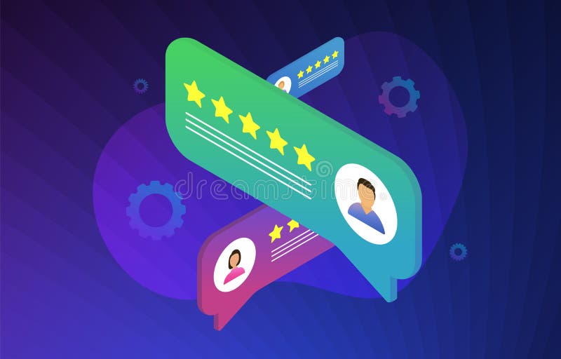 Top Ranking, increase rating, performance and 5-stars classification vector illustration concept. A review of a product or service vector illustration